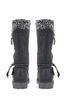Pavers Womens Wide Fit Casual Mid Calf detail Boots