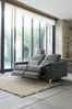 Napoli Leather Mid Grey Paolo Sofa Power Recliner
