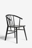 Set of 2 Black Stockholm Dining Chairs