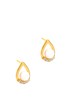 Pure Luxuries London Gold Atwood Freshwater Pearl Earrings