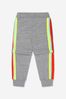 Boys Cotton 2-In-1 Joggers in Grey