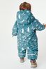 Teal Blue Waterproof Snowsuit (3mths-7yrs)