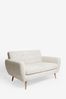 Chunky Chenille Oyster Natural Hyett Compact 2 Seater 'Sofa In A Box'