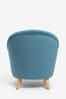 Velvet Seaspray Blue Hanby Chair