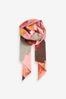 Pink Watercolour Skinny Scarf
