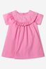 Baby Girls Fuchsia Cotton Percale Dress