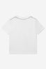 Boys Organic Cotton Logo T-Shirt in White
