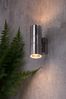 BHS Silver Leto Up/Down Lantern Outdoor Light