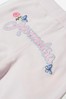 Baby Girls Cotton Rose Joggers in Pink