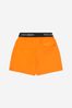 Boys Logo Swim Shorts in Orange