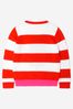 Girls Cotton Knitted Striped Lolly Jumper