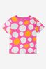 Girls Cotton Jersey Spotted T-Shirt