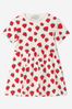 Girls Cotton Jersey Strawberry Dress