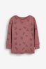 Pink/Cream/Rust Heart/Floral Pyjamas 3 Pack (9mths-8yrs)