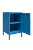 Novogratz Cache Metal Locker End Table - Blue