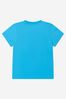 Unisex Cotton Summer Teddy Toy T-Shirt in Blue