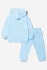 Baby Unisex Cotton Logo Tracksuit in Blue