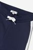Boys Cotton French Terry Logo Joggers in Navy