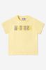 Baby Girls Cotton Jersey T-Shirt in Yellow