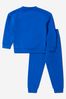 Baby Boys Cotton Logo Tracksuit in Blue