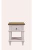 Pale Blush Pink Barmouth 1 Drawer Bedside Table