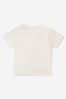 Baby Girls Cotton Jersey Medusa Smile Logo T-Shirt in White