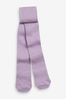 Pink/Blue/Purple 5 Pack Cotton Rich Rainbow Stripe Tights