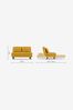MADE.COM Butter Yellow Haru Small Sofa Bed