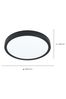 Eglo Black Fueva 5 LED Surface Mounted Light