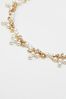 Mood Gold Pearl Crystal Shaker Necklace