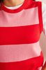 Boden Red Fiona Knitted Vest Tank
