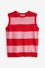 Boden Red Fiona Knitted Vest Tank