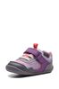 Clarks Purple Combi Roamer Sport T. Shoes