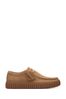 Clarks Natural Suede Torhill Lo Shoes