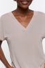River Island Grey Smart V-Neck T-Shirt