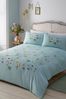 Appletree Duck Egg Serenity 200 Thread Count Pure Duvet Cover Set