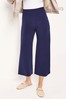 Lipsy Navy High Waist Culotte Trousers