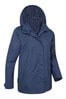 Mountain Warehouse Blue Fell Womens 3 In 1 Water-Resistant Jacket