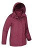 Mountain Warehouse Red Fell Womens 3 In 1 Water-Resistant Jacket
