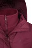 Mountain Warehouse Red Fell Womens 3 In 1 Water-Resistant Jacket