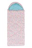 Mountain Warehouse Pink Apex Mini Square Patterned Sleeping Bag