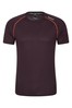 Mountain Warehouse Purple Aero II IsoCool Mens Reflective Print T-Shirt