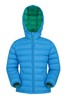 Mountain Warehouse Mid Blue Seasons Kids Water Resistant Padded Jacket