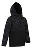 Mountain Warehouse Black Camoflage Mountain Warehouse Exodus Kids Water Resistant Softshell