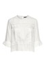 Only White Broderie Detail Summer Smock Top