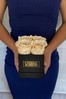 Personalised Year Lasting Real Roses 4 Piece Blossom Box by Eternal Blossom