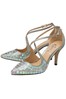 Ravel Silver Sparkle Heeled Shoes