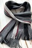 Personalised Mono Stripe Scarf by Solesmith