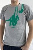 Personalised Textured Dinosaur TShirt by Solesmith