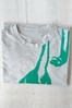 Personalised Textured Dinosaur TShirt by Solesmith